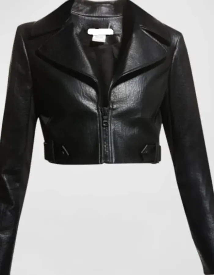 The Equalizer Liza Lapira Black Leather Jacket The Equalizer Liza Lapira Black Leather Jacket