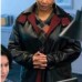The Equalizer Queen Latifah Black Leather Coat