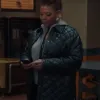 The Equalizer Queen Latifah Black Quilted Leather Jacket The Equalizer Queen Latifah Black Quilted Leather Jacket