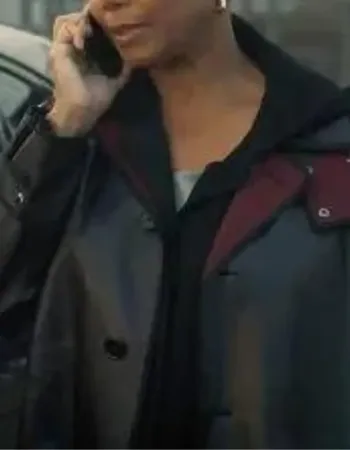 The Equalizer Queen Latifah Black Leather Coat