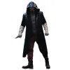The Flash Cicada Brown Hooded Trench Leather Coat