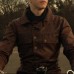 The Kings man Harris Dickinson (Conrad Oxford) Brown Leather Coat