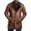 The Wolverine Logan Shearling Brown Leather Coat