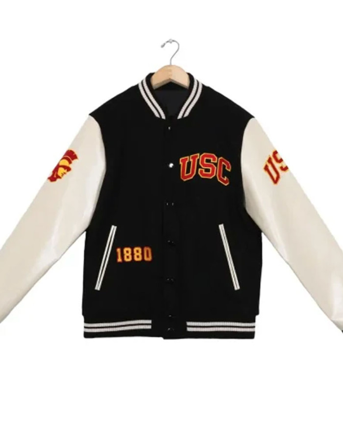 USC Trojans Football Club Varsity Bomber Jacket USC Trojans Football Club Varsity Bomber Jacket