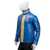 Vault Fallout 76 Blue Leather Jacket