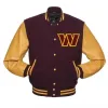 Washington Commanders Varsity Bomber Jacket Washington Commanders Varsity Bomber Jacket