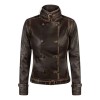 Captain America The Winter Soldier Scarlett Johansson Brown Leather Jacket Captain America The Winter Soldier Scarlett Johansson Brown Leather Jacket