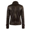 Captain America The Winter Soldier Scarlett Johansson Brown Leather Jacket Captain America The Winter Soldier Scarlett Johansson Brown Leather Jacket