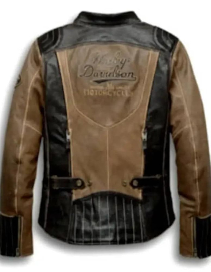 Women’s Vintage H-D Triple Leather Jacket