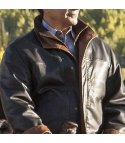Yellowstone Thomas Rainwater Brown Leather Jacket