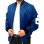 8 Ball Blue Leather Bomber Jacket