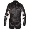 Avengers Endgame Clint Barton Black Leather Jacket Avengers Endgame Clint Barton Black Leather Jacket