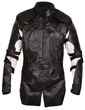 Avengers Endgame Clint Barton Black Leather Jacket