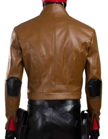 BATMAN UNDER THE RED HOOD JASON TODD LEATHER JACKET BATMAN UNDER THE RED HOOD JASON TODD LEATHER JACKET
