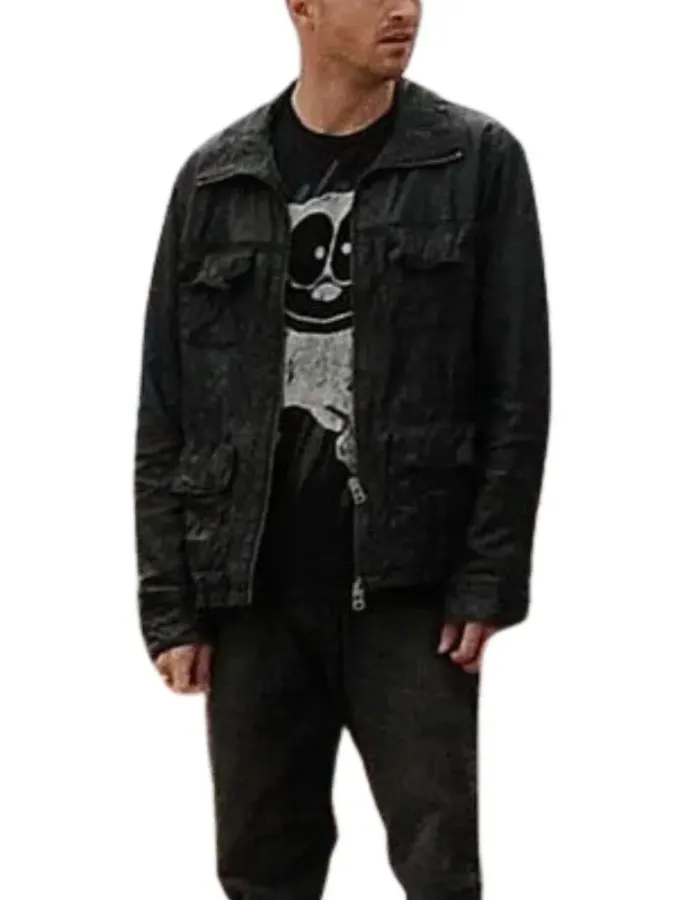 Breaking Bad Jesse Pinkman Black Leather Jacket Breaking Bad Jesse Pinkman Black Leather Jacket