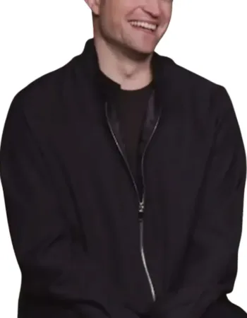 BRUCE WAYNE THE BATMAN 2022 BLACK COTTON JACKET BRUCE WAYNE THE BATMAN 2022 BLACK COTTON JACKET