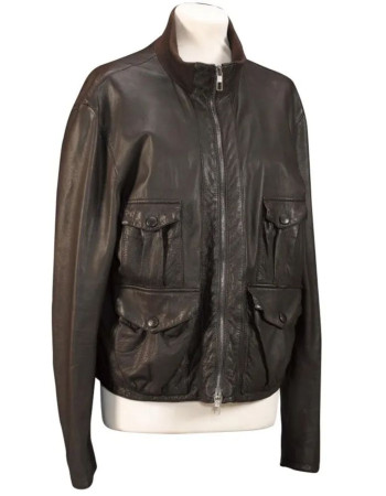 CASINO ROYALE DANIEL CRAIG (JAMES BOND) BROWN LEATHER JACKET