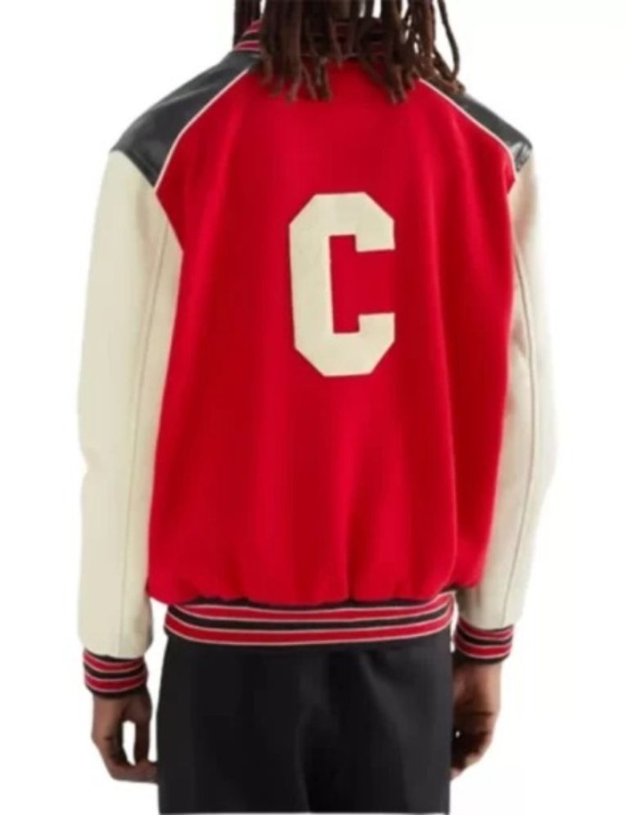 CELINE LETTERMAN VARSITY BOMBER JACKET