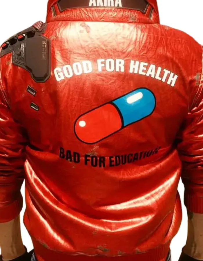 CYBERPUNK 2077 AKIRA CAPSULE RED LEATHER JACKET CYBERPUNK 2077 AKIRA CAPSULE RED LEATHER JACKET