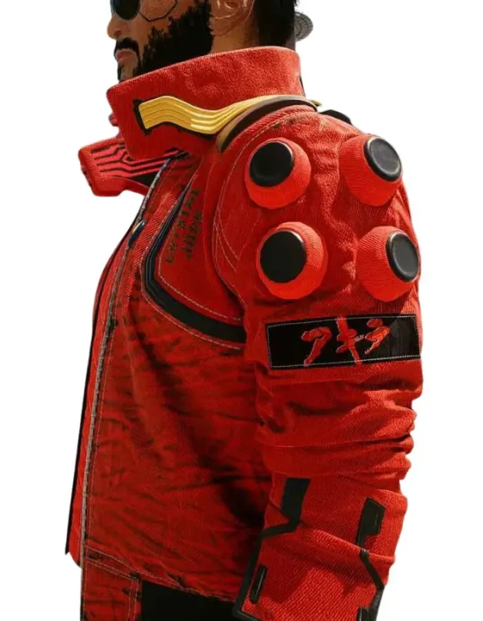 CYBERPUNK 2077 AKIRA CAPSULE RED LEATHER JACKET CYBERPUNK 2077 AKIRA CAPSULE RED LEATHER JACKET