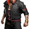 CYBERPUNK 2077 JACKIE WELLES BLACK LEATHER JACKET