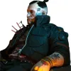 CYBERPUNK 2077 JACKIE WELLES BLACK LEATHER JACKET