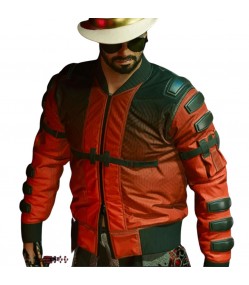 CYBERPUNK 2077 SECOND CONFLICT FLIGHT BOMBER JACKET CYBERPUNK 2077 SECOND CONFLICT FLIGHT BOMBER JACKET