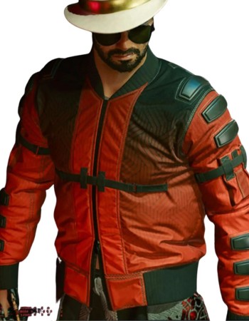 CYBERPUNK 2077 SECOND CONFLICT FLIGHT BOMBER JACKET CYBERPUNK 2077 SECOND CONFLICT FLIGHT BOMBER JACKET