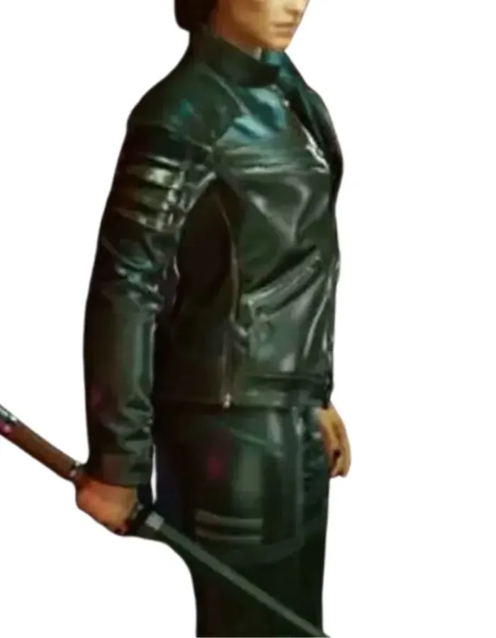 CYBERPUNK 2077 WOLF SCHOOL LEATHER JACKET CYBERPUNK 2077 WOLF SCHOOL LEATHER JACKET