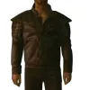 CYBERPUNK 2077 WOLF SCHOOL LEATHER JACKET CYBERPUNK 2077 WOLF SCHOOL LEATHER JACKET
