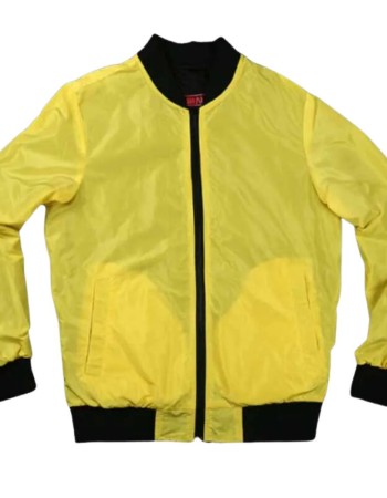 CYBERPUNK 2077 YELLOW BOMBER PARACHUTE JACKET