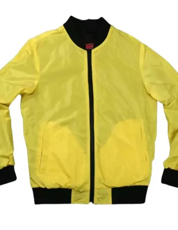 CYBERPUNK 2077 YELLOW BOMBER PARACHUTE JACKET