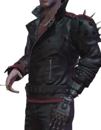 CYBERPUNK ZANE DEVON STUDDED LEATHER JACKET CYBERPUNK ZANE DEVON STUDDED LEATHER JACKET