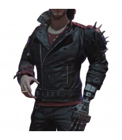 CYBERPUNK ZANE DEVON STUDDED LEATHER JACKET CYBERPUNK ZANE DEVON STUDDED LEATHER JACKET