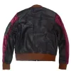 Deadpool 2 Domino Black Bomber Leather Jacket Deadpool 2 Domino Black Bomber Leather Jacket