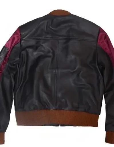 Deadpool 2 Domino Black Bomber Leather Jacket Deadpool 2 Domino Black Bomber Leather Jacket