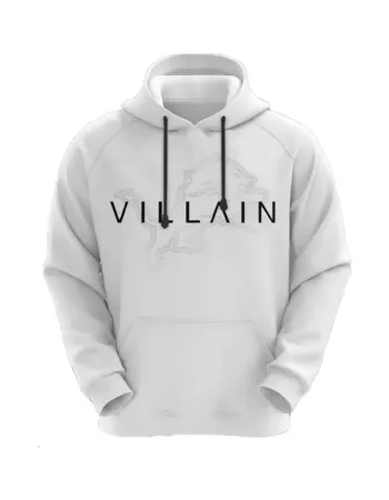 BRAD HOLMES DETROIT LIONS VILLAIN WHITE FLEECE HOODIE