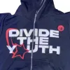 DIVIDE THE YOUTH BLACK FLEECE HOODIE DIVIDE THE YOUTH BLACK FLEECE HOODIE