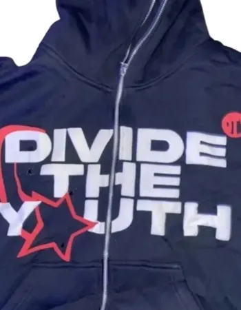 DIVIDE THE YOUTH BLACK FLEECE HOODIE