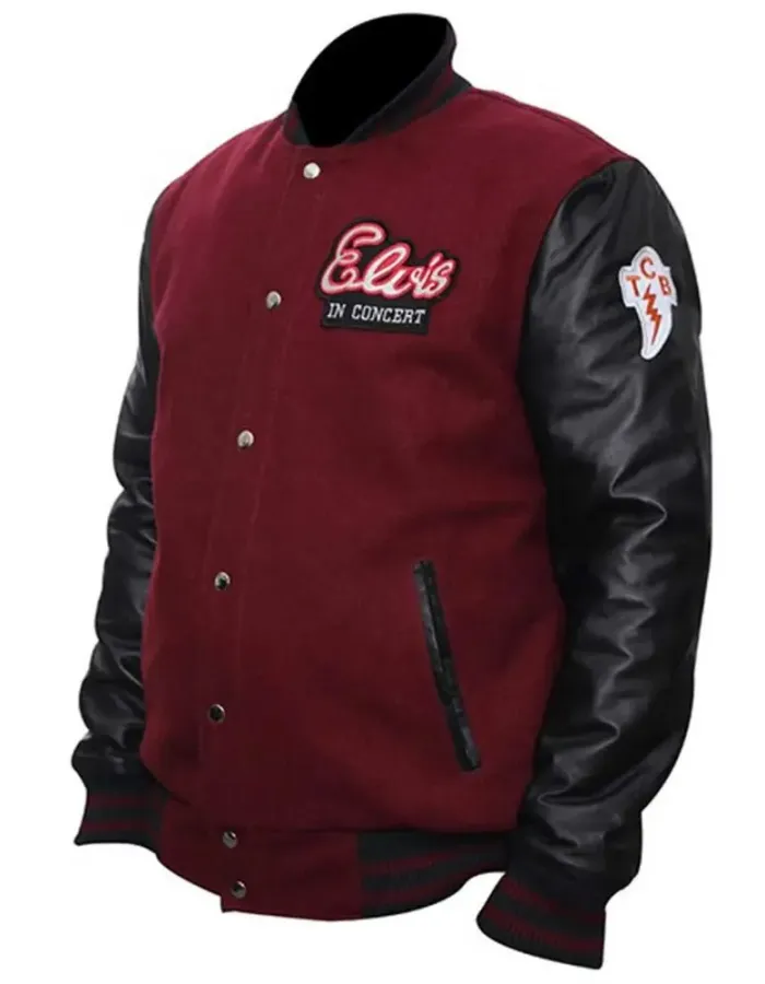 Elvis in Concert Varsity Bomber Jacket Elvis in Concert Varsity Bomber Jacket