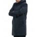 ERIK TEN HAG BLUE HOODED COTTON COAT