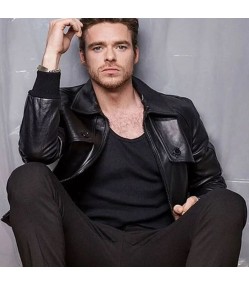 The Eternals Ikaris Black Leather Jacket