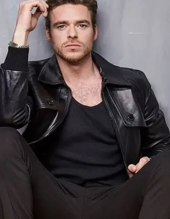 The Eternals Ikaris Black Leather Jacket The Eternals Ikaris Black Leather Jacket