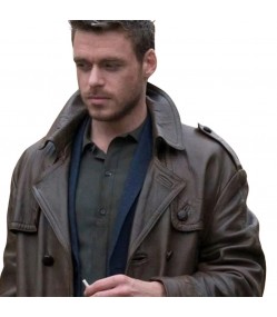 Eternals Ikaris Brown Leather Car Coat