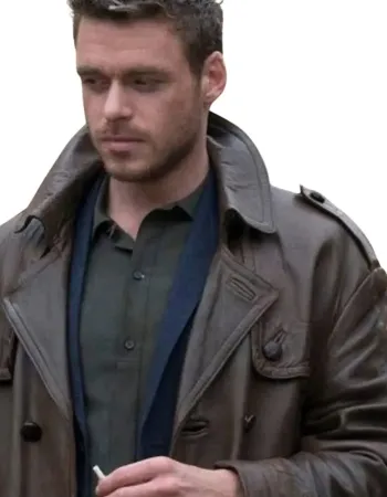 Eternals Ikaris Brown Leather Car Coat