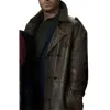 Eternals Ikaris Brown Leather Car Coat