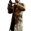 FALLOUT 4 MYSTERIOUS STRANGER BELTED LEATHER COAT