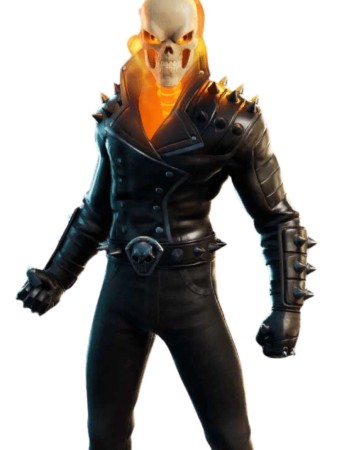 Fortnite Chapter 2 S04 Ghost Rider Cup Leather Jacket