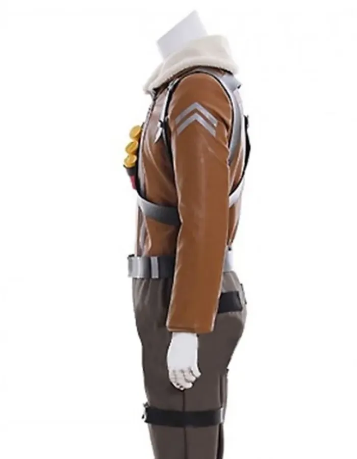 Fortnite Raptor Gaming Leather Jacket 