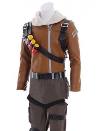 Fortnite Raptor Gaming Leather Jacket 